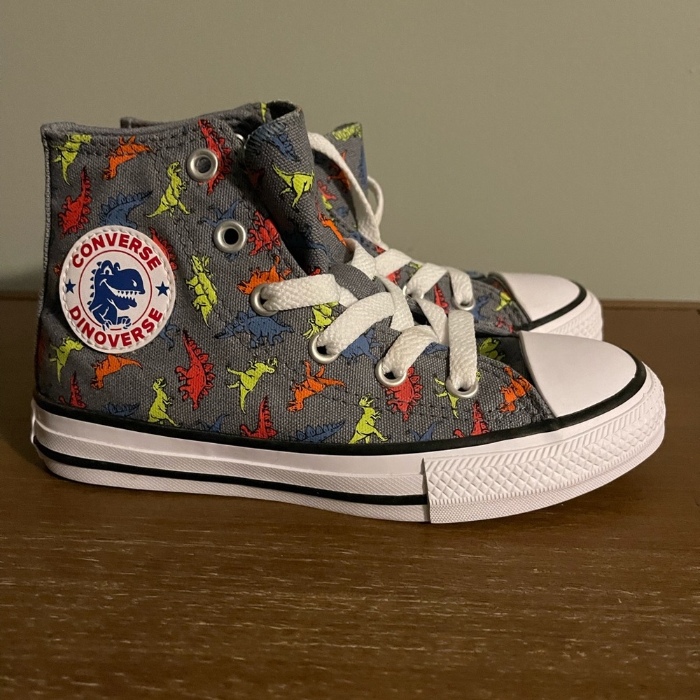 Converse Dinosaur Kids Shoes NWOT